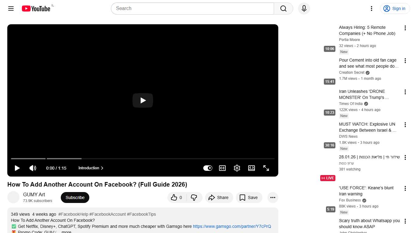 How To Add Another Account On Facebook? (Full Guide 2026) - YouTube
